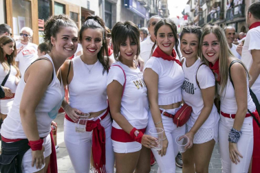 Sangüesa comenzó este martes, 11 de septiembre, con el lanzamiento del cohete, sus fiestas patronales de 2018.