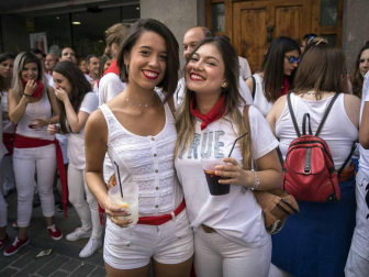 Sangüesa comenzó este martes, 11 de septiembre, con el lanzamiento del cohete, sus fiestas patronales de 2018.