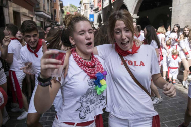 Sangüesa comenzó este martes, 11 de septiembre, con el lanzamiento del cohete, sus fiestas patronales de 2018.