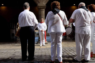 Fotos del encierro y la procesión de las fiestas de Sangüesa, 12 de septiembre de 2018