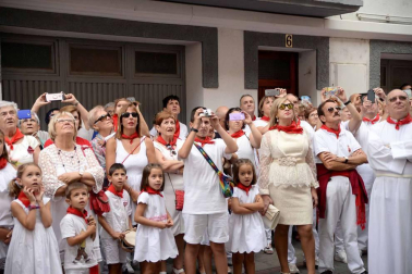 Fotos del encierro y la procesión de las fiestas de Sangüesa, 12 de septiembre de 2018