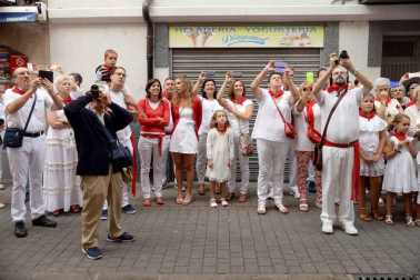 Fotos del encierro y la procesión de las fiestas de Sangüesa, 12 de septiembre de 2018