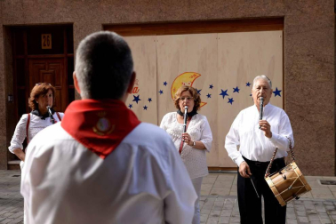 Fotos del encierro y la procesión de las fiestas de Sangüesa, 12 de septiembre de 2018
