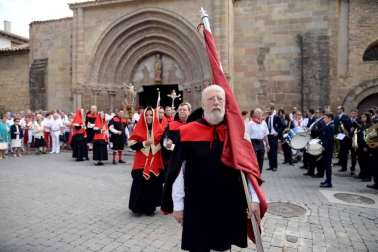 Fotos del encierro y la procesión de las fiestas de Sangüesa, 12 de septiembre de 2018
