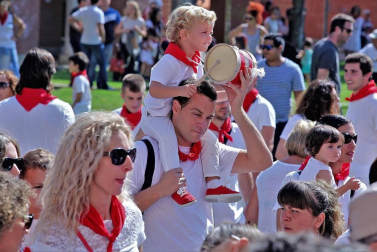 Inicio de las fiestas en la localidadnavarra