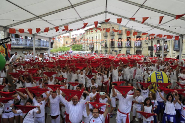 Fotos de las fiestas de Olite el día del cohete, 13 de septiembre de 2018
