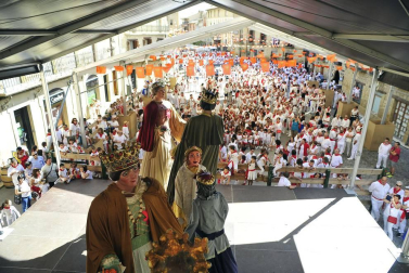 Fotos de las fiestas de Olite el día del cohete, 13 de septiembre de 2018