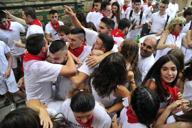 Fotos de las fiestas de Olite el día del cohete, 13 de septiembre de 2018