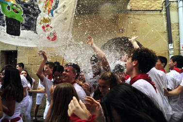Fotos de las fiestas de Olite el día del cohete, 13 de septiembre de 2018