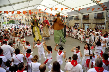 Fotos de las fiestas de Olite el día del cohete, 13 de septiembre de 2018