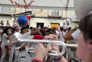 Fotos de las fiestas de Olite el día del cohete, 13 de septiembre de 2018