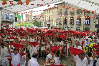 Fotos de las fiestas de Olite el día del cohete, 13 de septiembre de 2018