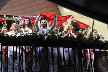 Fotos de las fiestas de Olite el día del cohete, 13 de septiembre de 2018
