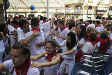 Fotos de las fiestas de Olite el día del cohete, 13 de septiembre de 2018