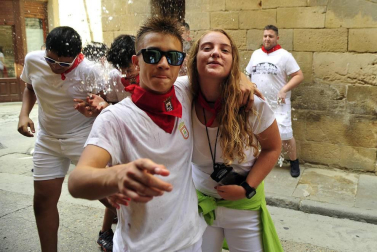 Fotos de las fiestas de Olite el día del cohete, 13 de septiembre de 2018