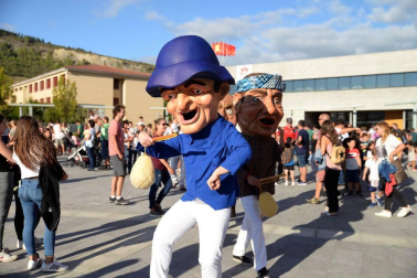 Fotos del cohete de las fiestas de Ansoáin, 13 de septiembre de 2018