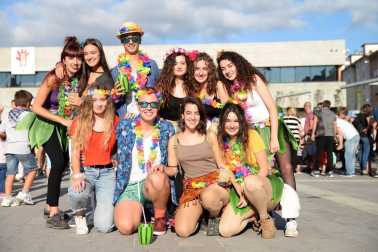 Fotos del cohete de las fiestas de Ansoáin, 13 de septiembre de 2018