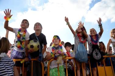 Fotos del cohete de las fiestas de Ansoáin, 13 de septiembre de 2018