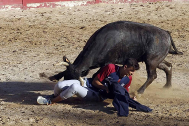 Sangüesa celebra el cuarto día de sus fiestas dedicado a los mayores, con homenaje, baile de la comparsa y encierro