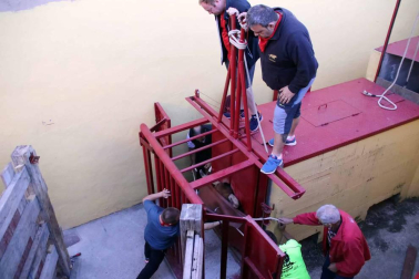 El toro ensogado en una de las jornadas festivas de Lodosa (14 de septiembre)