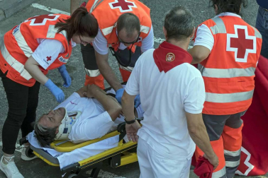 El toro ensogado en una de las jornadas festivas de Lodosa (14 de septiembre)