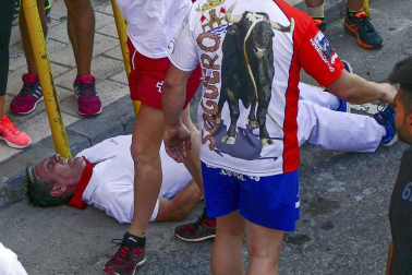 El toro ensogado en una de las jornadas festivas de Lodosa (14 de septiembre)