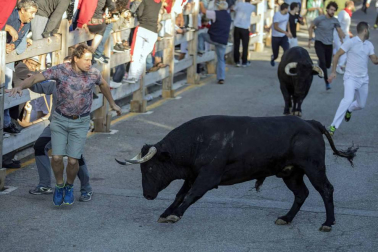 Encierro, música, danzas, aniversario y despedida en el sábado de fiestas de Sangüesa