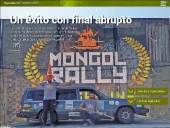 Además, el Navarricos Team regresa a casa, sin coche, del Rally de Mongolia.