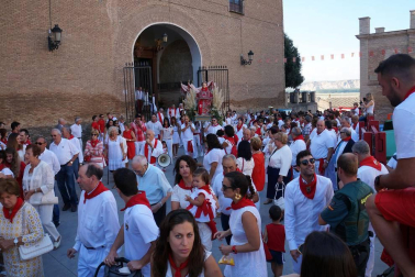 Fotos del homenaje a los deportistas locales en las fiestas de Villafranca, 16 de septiembre de 2018