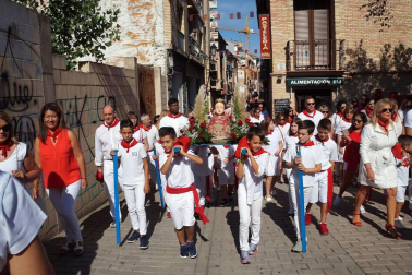 Fotos del homenaje a los deportistas locales en las fiestas de Villafranca, 16 de septiembre de 2018