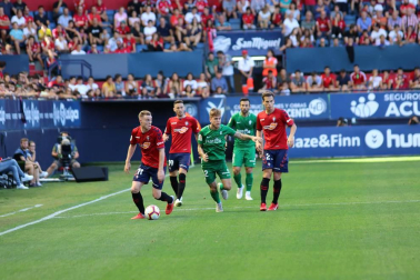 Imágenes del partido disputado en El Sadar entre el Osasuna (1) y el Sporting (0) el 22 de septiembre de 2018.