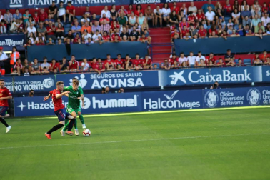 Imágenes del partido disputado en El Sadar entre el Osasuna (1) y el Sporting (0) el 22 de septiembre de 2018.