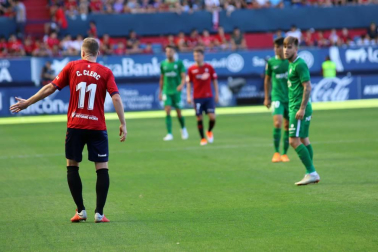 Imágenes del partido disputado en El Sadar entre el Osasuna (1) y el Sporting (0) el 22 de septiembre de 2018.