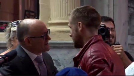 Ryan Gosling desata pasiones a su llegada a San Sebastián