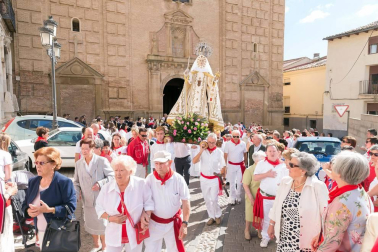 Fotos de la procesión de la Merced y la proclamación del 'corellano popular' de las fiestas de Corella 2018, 24 de septiembre.