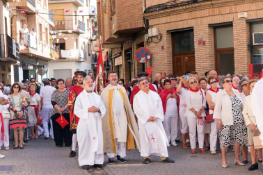 Fotos de la procesión de la Merced y la proclamación del 'corellano popular' de las fiestas de Corella 2018, 24 de septiembre.
