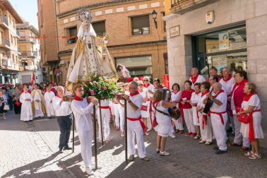 Fotos de la procesión de la Merced y la proclamación del 'corellano popular' de las fiestas de Corella 2018, 24 de septiembre.
