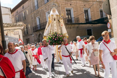 Fotos de la procesión de la Merced y la proclamación del 'corellano popular' de las fiestas de Corella 2018, 24 de septiembre.