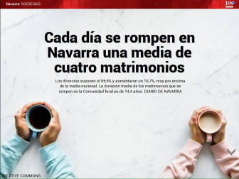 Además, el aumento de los divorcios en Navarra