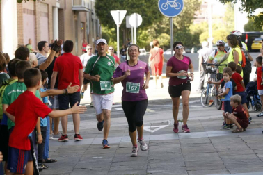 Imágenes de la carrera celebrada este sábado en el barrio pamplonés.