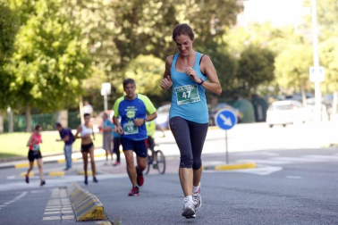 Imágenes de la carrera celebrada este sábado en el barrio pamplonés.