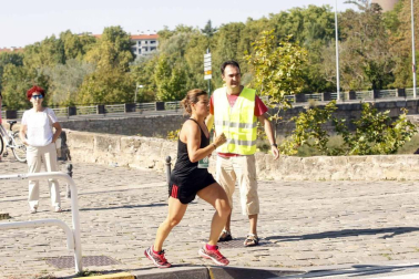 Imágenes de la carrera celebrada este sábado en el barrio pamplonés.