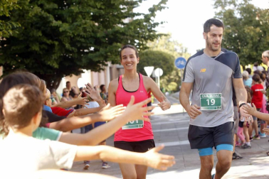 Imágenes de la carrera celebrada este sábado en el barrio pamplonés.