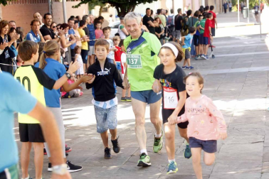 Imágenes de la carrera celebrada este sábado en el barrio pamplonés.