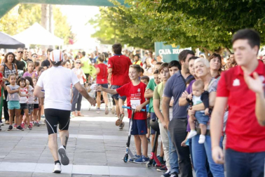 Imágenes de la carrera celebrada este sábado en el barrio pamplonés.