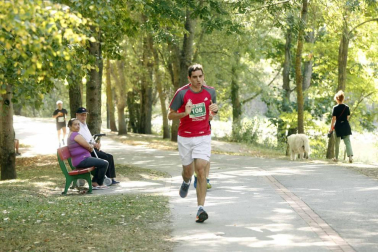 Imágenes de la carrera celebrada este sábado en el barrio pamplonés.