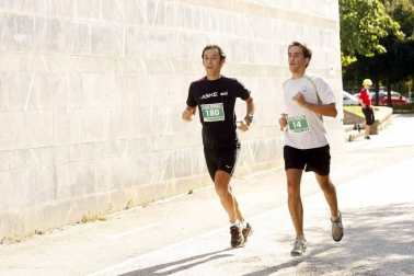 Imágenes de la carrera celebrada este sábado en el barrio pamplonés.