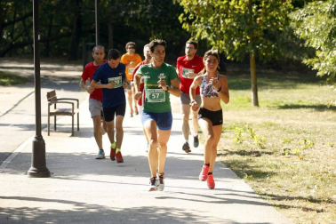 Imágenes de la carrera celebrada este sábado en el barrio pamplonés.