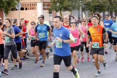 Imágenes de la carrera celebrada este sábado en el barrio pamplonés.