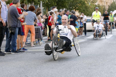 Imágenes de la carrera celebrada este sábado en el barrio pamplonés.